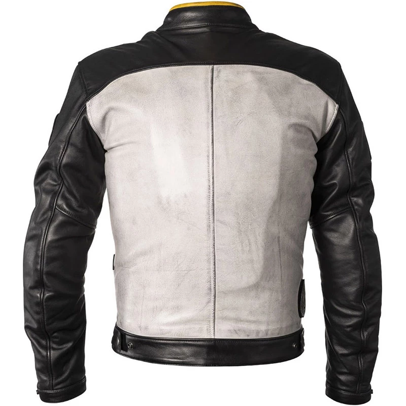 Coupon 🎁 Helstons Leather Jacket Indy Rag White Black 🌟 2 Coupon 🎁 Helstons Leather Jacket Indy Rag White Black 🌟 - Image 2