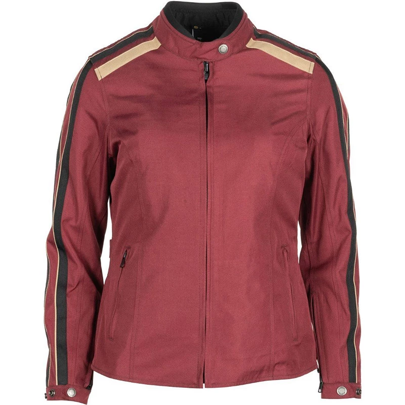 Budget 🌟 Textile Helstons Jade 👩 Women Jacket Bordeaux 🔥 2 Budget 🌟 Textile Helstons Jade 👩 Women Jacket Bordeaux 🔥 - Image 2
