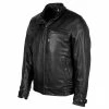 Cheapest ✔️ Helstons Leather Jacket Benny Rag Nero ⭐
