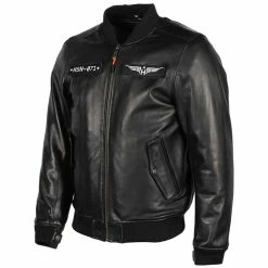 Hot Sale 🔥 Helstons Leather Jacket Helico Rag Black 🎁