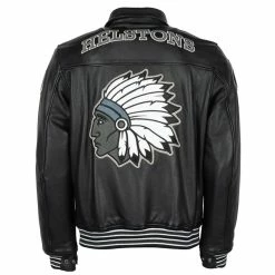 Coupon 👍 Helstons Leather Jacket Cheyenne Rag Black 🔔 -Helstons shop 2021056nn retro