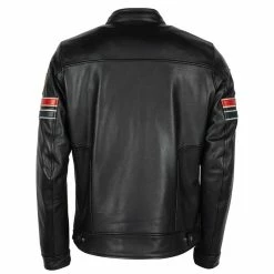 Budget ❤️ Helstons Leather Jacket Elron Rag Black ⭐ -Helstons shop 2021058 retro