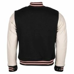 New ๐ Helstons University ๐ฉ Women Leather Jacket Black Beige ๐ 5 New ๐ Helstons University ๐ฉ Women Leather Jacket Black Beige ๐ -Helstons shop 2021077 retro