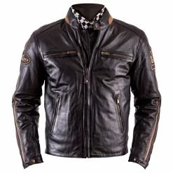 New โญ Helstons Ace Rag Leather Jacket Brown ๐งจ