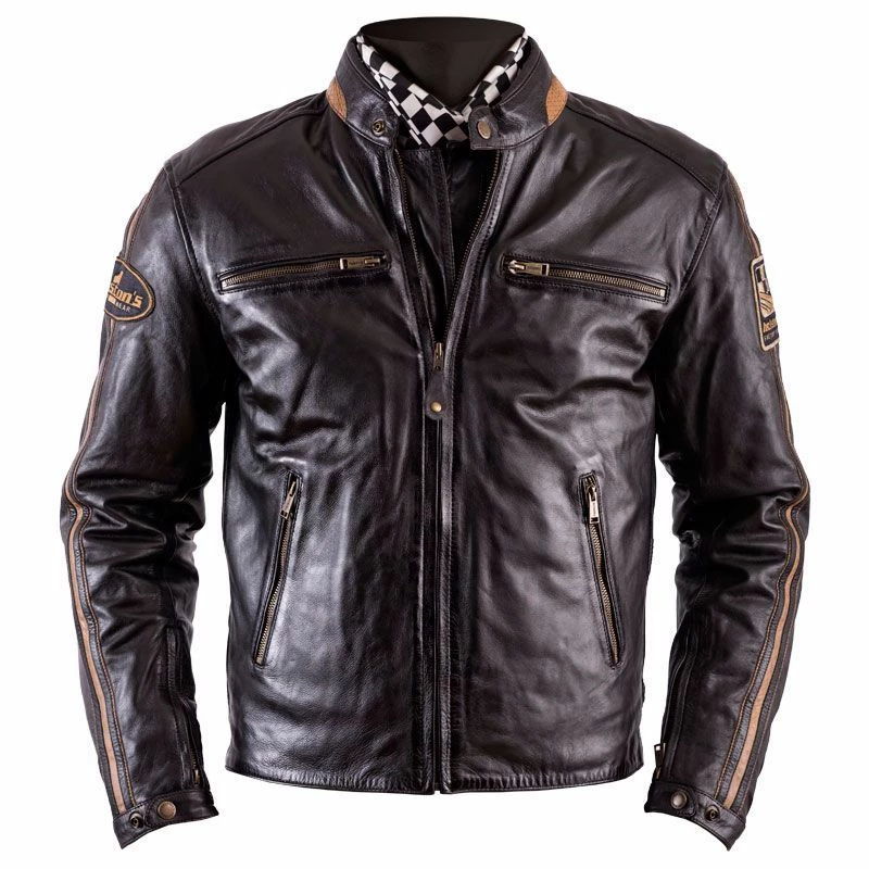 New โญ Helstons Ace Rag Leather Jacket Brown ๐งจ 1 New โญ Helstons Ace Rag Leather Jacket Brown ๐งจ