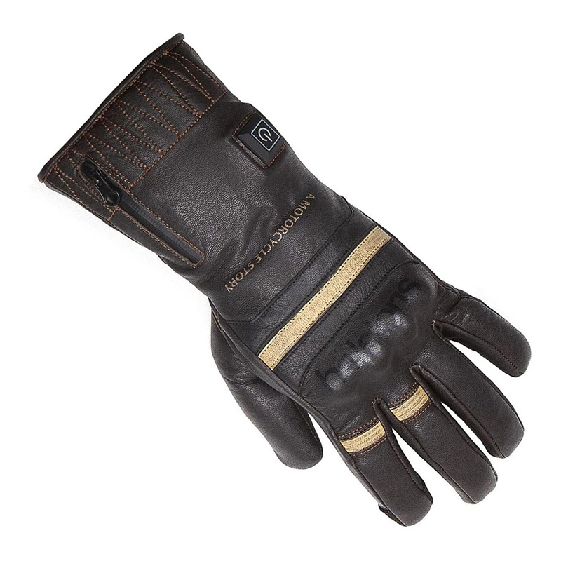 Outlet โจ Winter Helstons Bora Heated Gloves Brown ๐ 1 Outlet โจ Winter Helstons Bora Heated Gloves Brown ๐