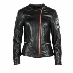 Best Pirce 🎉 Helstons Cher Soft Lady Leather Jacket Black 🔥