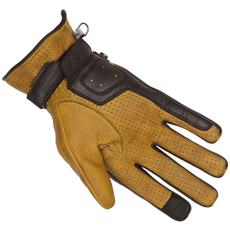 Wholesale โจ Summer Helstons Eagle Gloves Gold Brown ๐ 2 Wholesale โจ Summer Helstons Eagle Gloves Gold Brown ๐ - Image 2