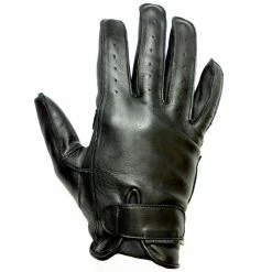 Wholesale 🤩 Summer Helstons Hiro Soft Leather Gloves Black 🧨