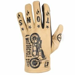 Top 10 😉 Summer Helstons Kustom Motor Gloves Beige 💯
