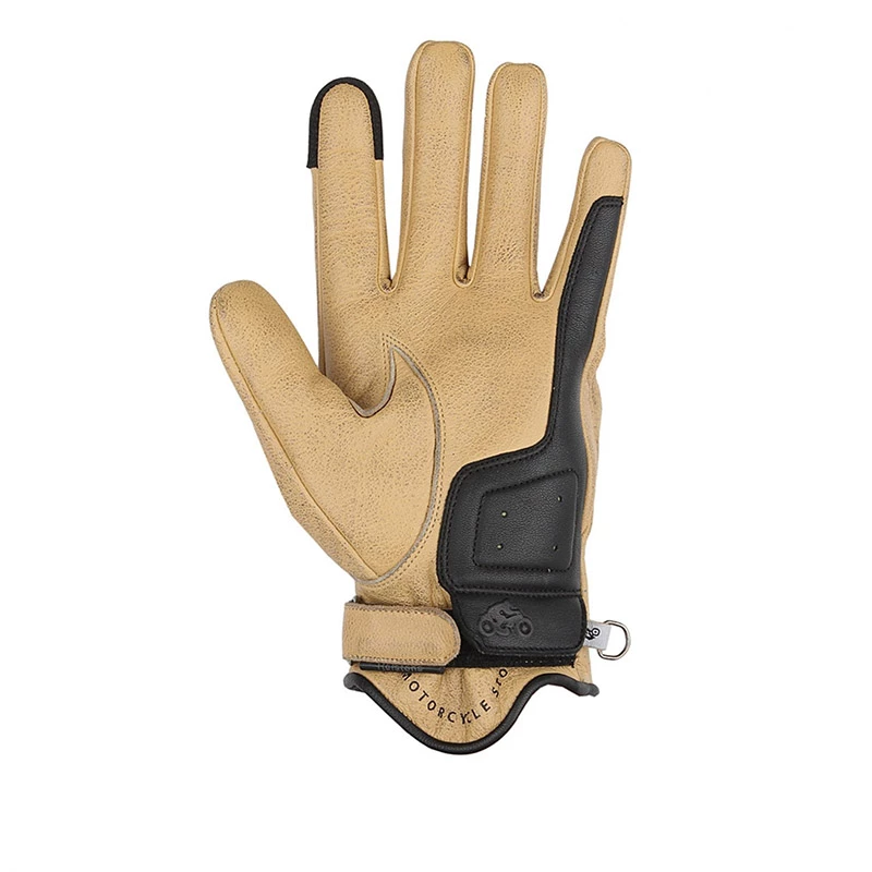 Flash Sale ๐ Summer Helstons Sun Air Leather Gloves Beige Black ๐ 2 Flash Sale ๐ Summer Helstons Sun Air Leather Gloves Beige Black ๐ - Image 2