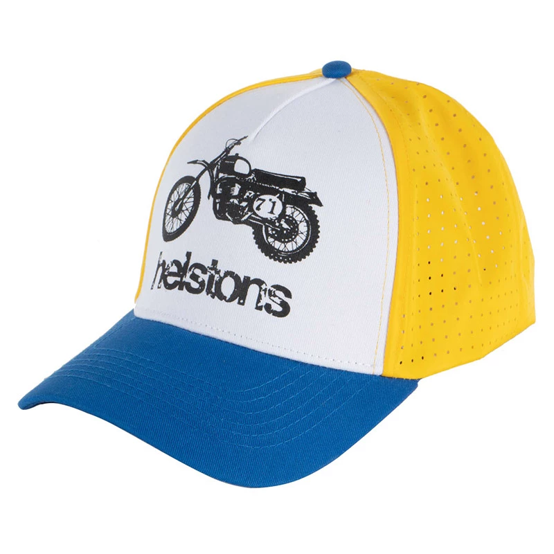 Deals ๐ Accessories Helstons Hakan Cross Cap Blue Yellow White โจ 1 Deals ๐ Accessories Helstons Hakan Cross Cap Blue Yellow White โจ