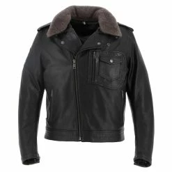 Cheapest 🌟 Helstons Perco Leather Jacket Black 🔔