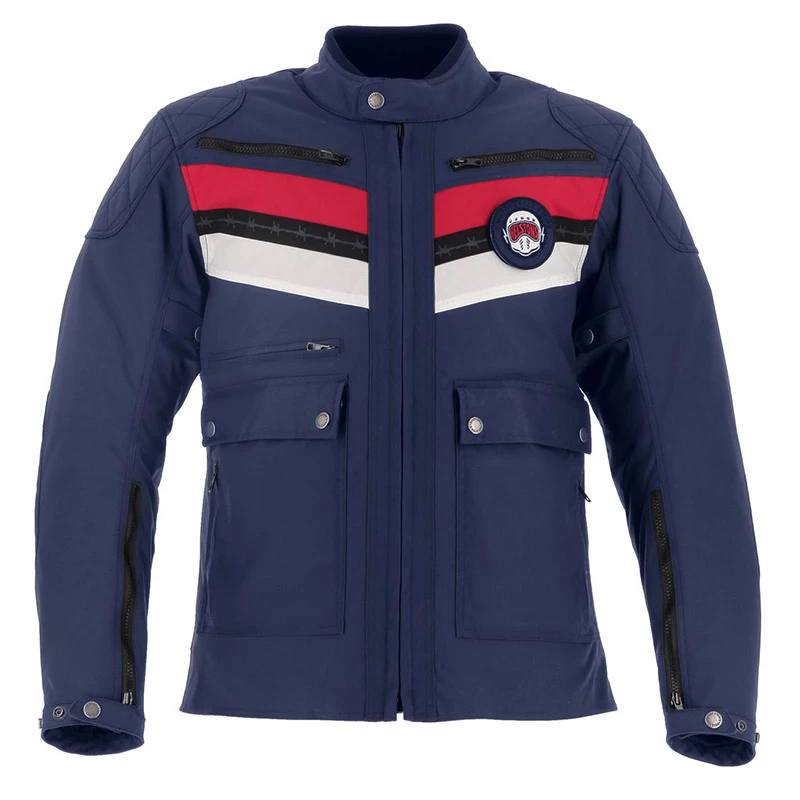 Cheapest ๐ Textile Helstons Sand Jacket Blue White Red ๐ 1 Cheapest ๐ Textile Helstons Sand Jacket Blue White Red ๐