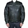 Outlet 🔔 Helstons Trevor Rag Leather Jacket Green Black 🧨